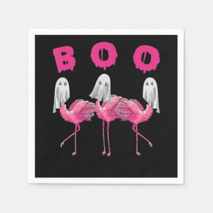 Servilleta De Papel Flamencos  Vestido Flamingo Boo Halloween