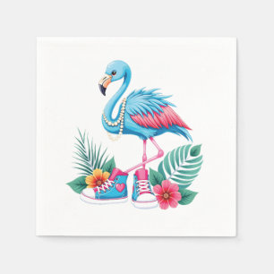 Servilleta De Papel Flamingo Chucks and Pearls Comma La Harris 2024
