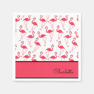 Servilleta De Papel Flamingo con nombre