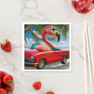 Servilleta De Papel Flamingo oficialmente retirado y convertible en la