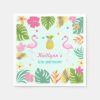 Flamingo Pool Fiesta Fiesta Napkin Flamingo tropic