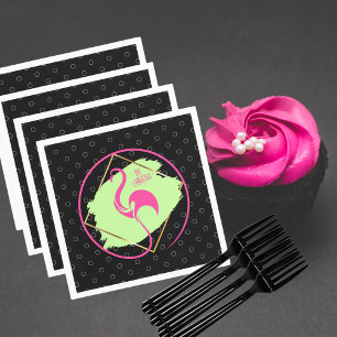 Servilleta De Papel Flamingo Rosa Sea Fabuloso Inspirador