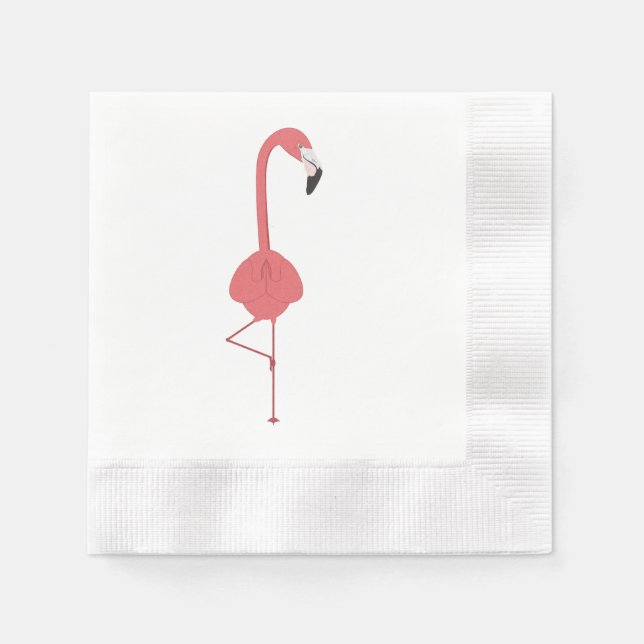 SERVILLETA DE PAPEL FLAMINGO YOGA (Anverso)