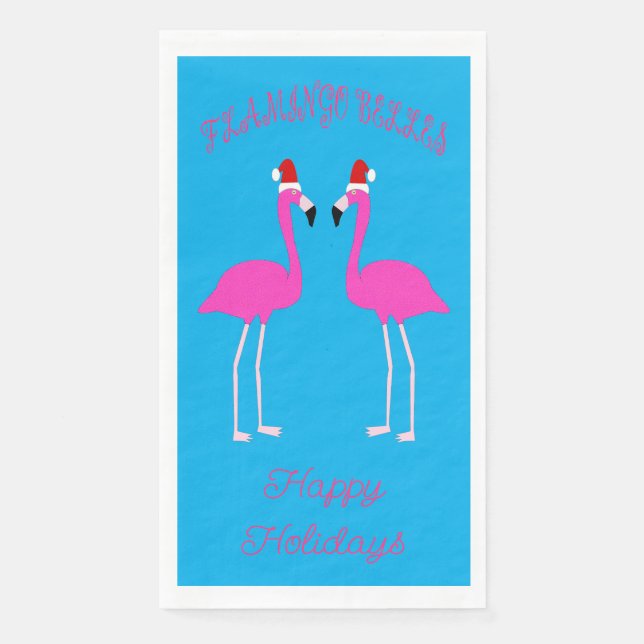 Servilleta De Papel Flamingos Lesbianas de Navidad Flamingo Belles Per (Anverso)