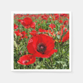 Servilleta De Papel Flanders Poppy Napkins
