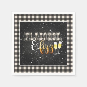 Servilleta de papel Flannel y Fizz - Blanco - Fizz