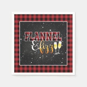 Servilleta de papel Flannel y Fizz - Rojo - Fizz