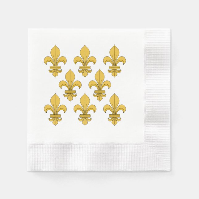 Servilleta De Papel Fleur-de-lis (Anverso)