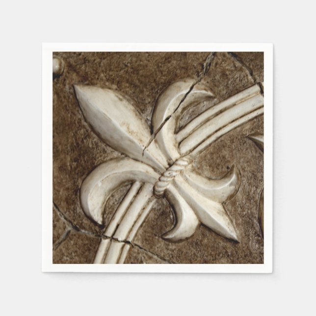 Servilleta De Papel Fleur de Lis Napkin (Anverso)