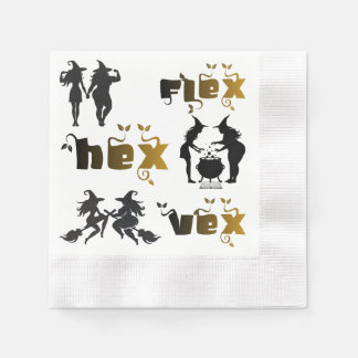 Servilleta De Papel Flex. Hex. Vex. Body Positive & Diverse Witches