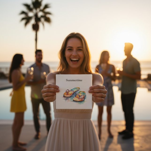 Servilleta De Papel Flip Flops de arrecife arco iris, personalizado (Subido por el creador)