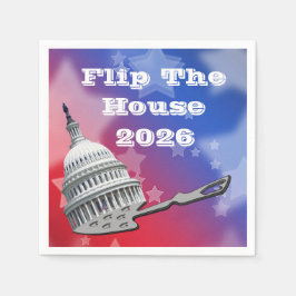 Servilleta De Papel Flip The House Vote Blue 2026