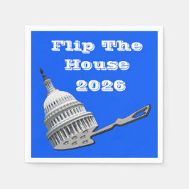 Servilleta De Papel Flip The House Vote Blue 2026