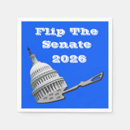Servilleta De Papel Flip The Senate Vote Blue 2026