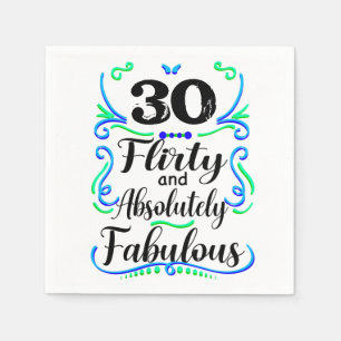 Servilleta De Papel Flirty y Absolutamente Fabuloso 