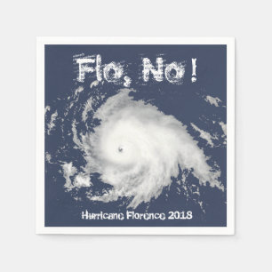 Servilleta De Papel ¡Flo, no! Huracán Florencia 2018