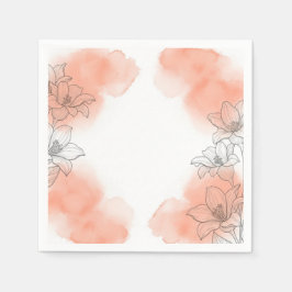 Servilleta De Papel Flor