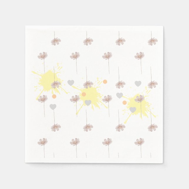 Servilleta De Papel flor (Anverso)