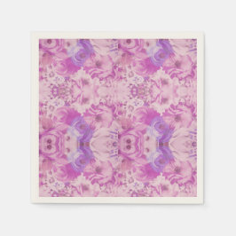 Servilleta De Papel Flor azul púrpura Resumen