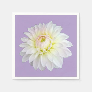 Servilleta De Papel Flor blanca y amarilla