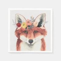 Flor Crown Forester Fox