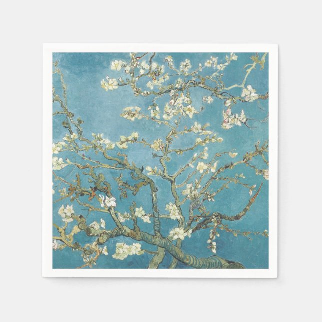 Servilleta De Papel Flor de Almendro  (Anverso)