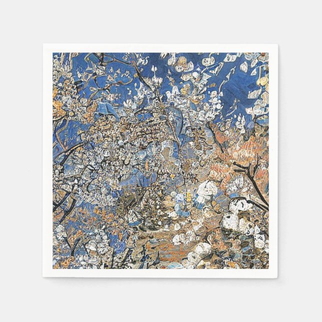 SERVILLETA DE PAPEL FLOR DE ÁRBOL (Anverso)
