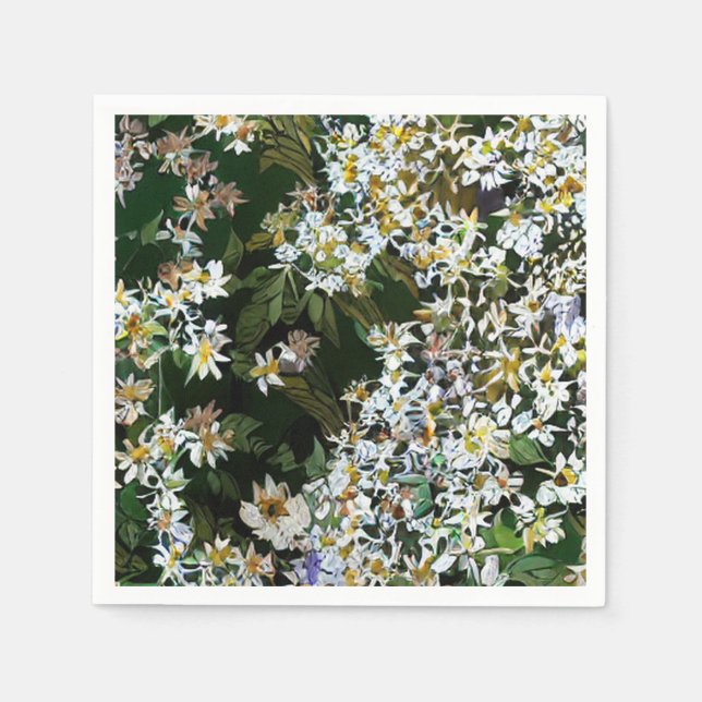 SERVILLETA DE PAPEL FLOR DE ASTER (Anverso)
