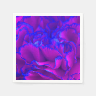 Servilleta De Papel Flor de canal rosa y azul Fuschia en negrita