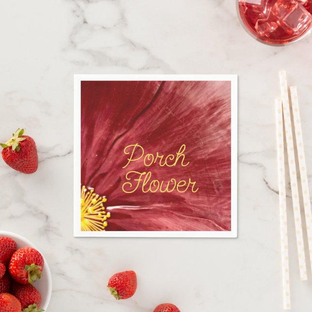 Servilleta De Papel Flor de cerdo / Original / (In situ)