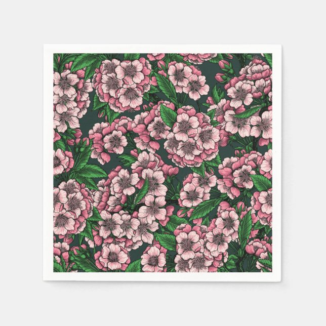 Servilleta De Papel Flor de cerezo 2 (Anverso)