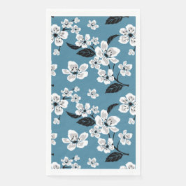 SERVILLETA DE PAPEL FLOR DE CEREZO - SAKURA (AZUL AHUMADO)