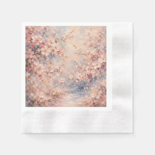 Servilleta De Papel flor de cerezo sakura rosa romántico soñador