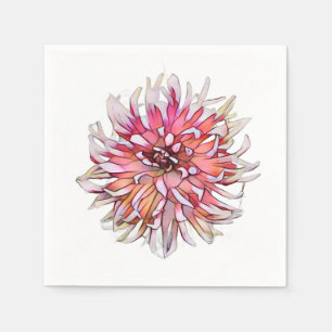 SERVILLETA DE PAPEL FLOR DE DALIA