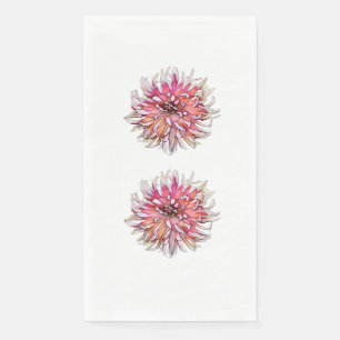 SERVILLETA DE PAPEL FLOR DE DALIA