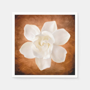 Servilleta De Papel Flor de gardenas blancas flor floral