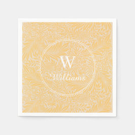 Servilleta De Papel Flor De Larkspur De Oro Vintage Personalizada