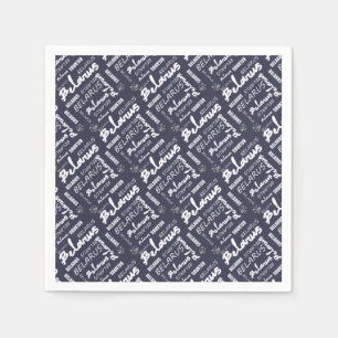 Servilleta De Papel Flor de maíz nacional de Bielorrusia