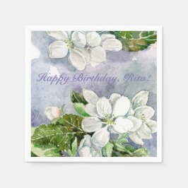 Servilleta De Papel Flor de manzana