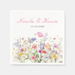 Servilleta De Papel Flor de primavera silvestre