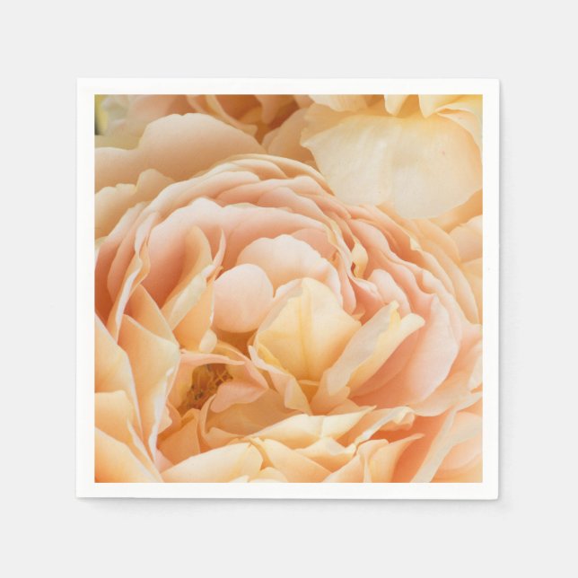 Servilleta De Papel Flor de rosa amarilla (Anverso)