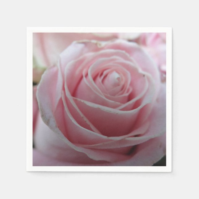 Servilleta De Papel Flor de Rosa suave (Anverso)