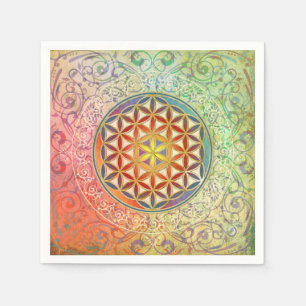Servilleta De Papel Flor de vida / Blume des Lebens - Ornamento I