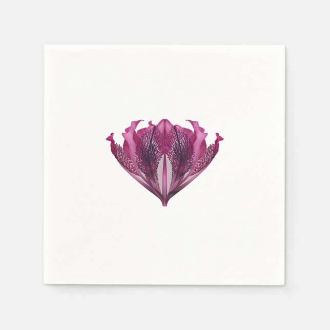 Servilleta De Papel Flor fantasiosa (Anverso)