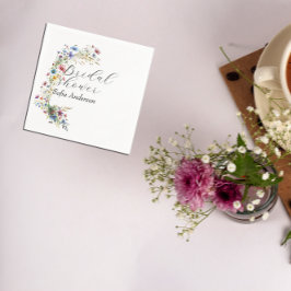 Servilleta De Papel Flor Fiesta de los jardines franceses