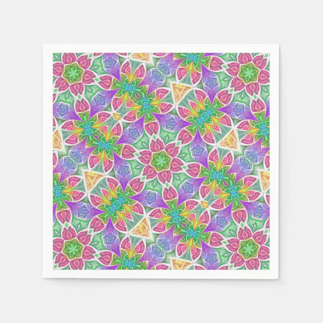 Servilleta De Papel Flor Haze (Anverso)