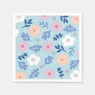Servilleta De Papel Flor minimalista