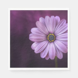 Servilleta De Papel Flor morada en flor