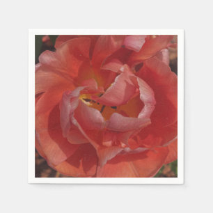 Servilleta De Papel flor roja
