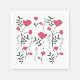 Servilleta De Papel Flor rosa